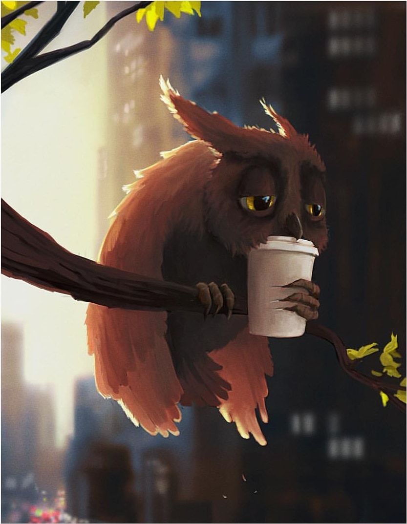 Illustration, owl