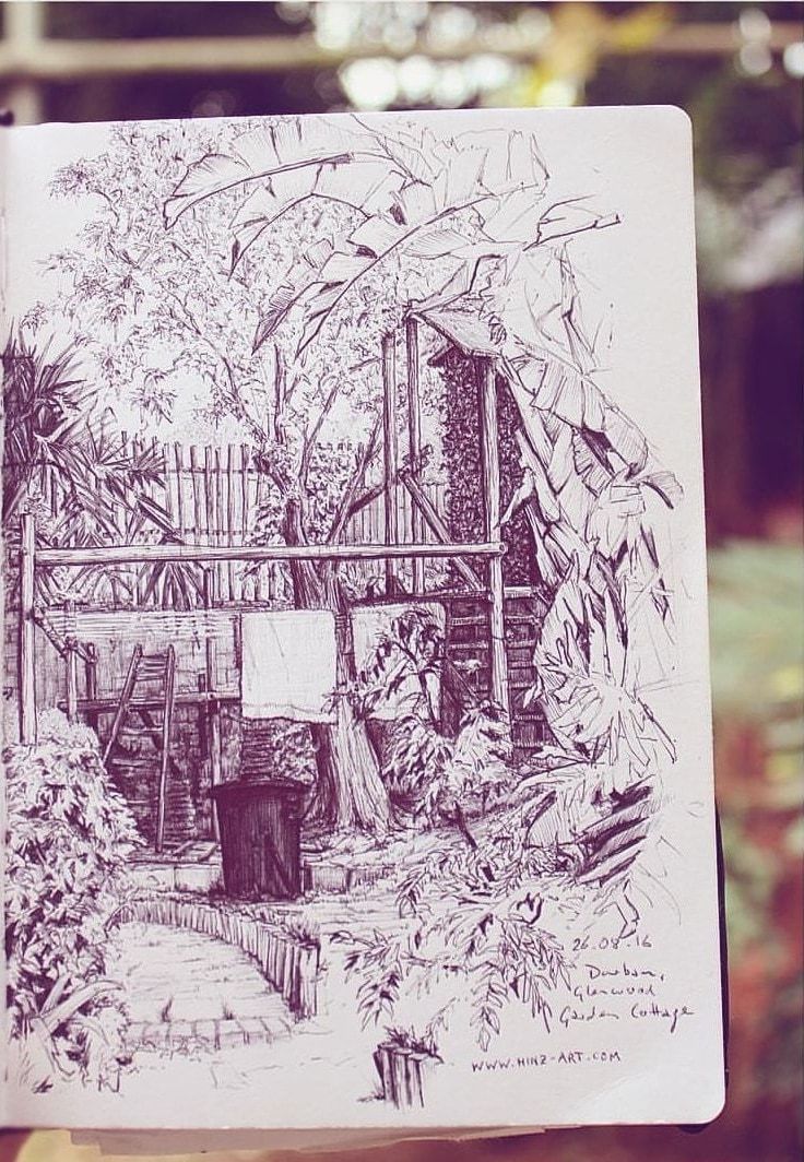 Illustration, garden